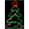 Juldekoration julgran med 144 LEDs 88x56 cm vidaXL – miniatyr 3
