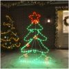 Juldekoration julgran med 144 LEDs 88x56 cm vidaXL – miniatyr 1