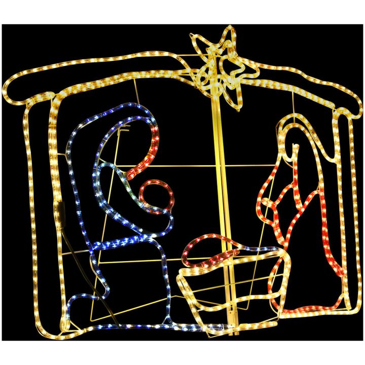 Juldekoration julspel 240 LED vidaXL 116 x 41 x 87 cm – bild 3