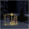 Juldekoration julspel 240 LED vidaXL 116 x 41 x 87 cm – miniatyr 1