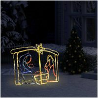 Juldekoration julspel 240 LED vidaXL