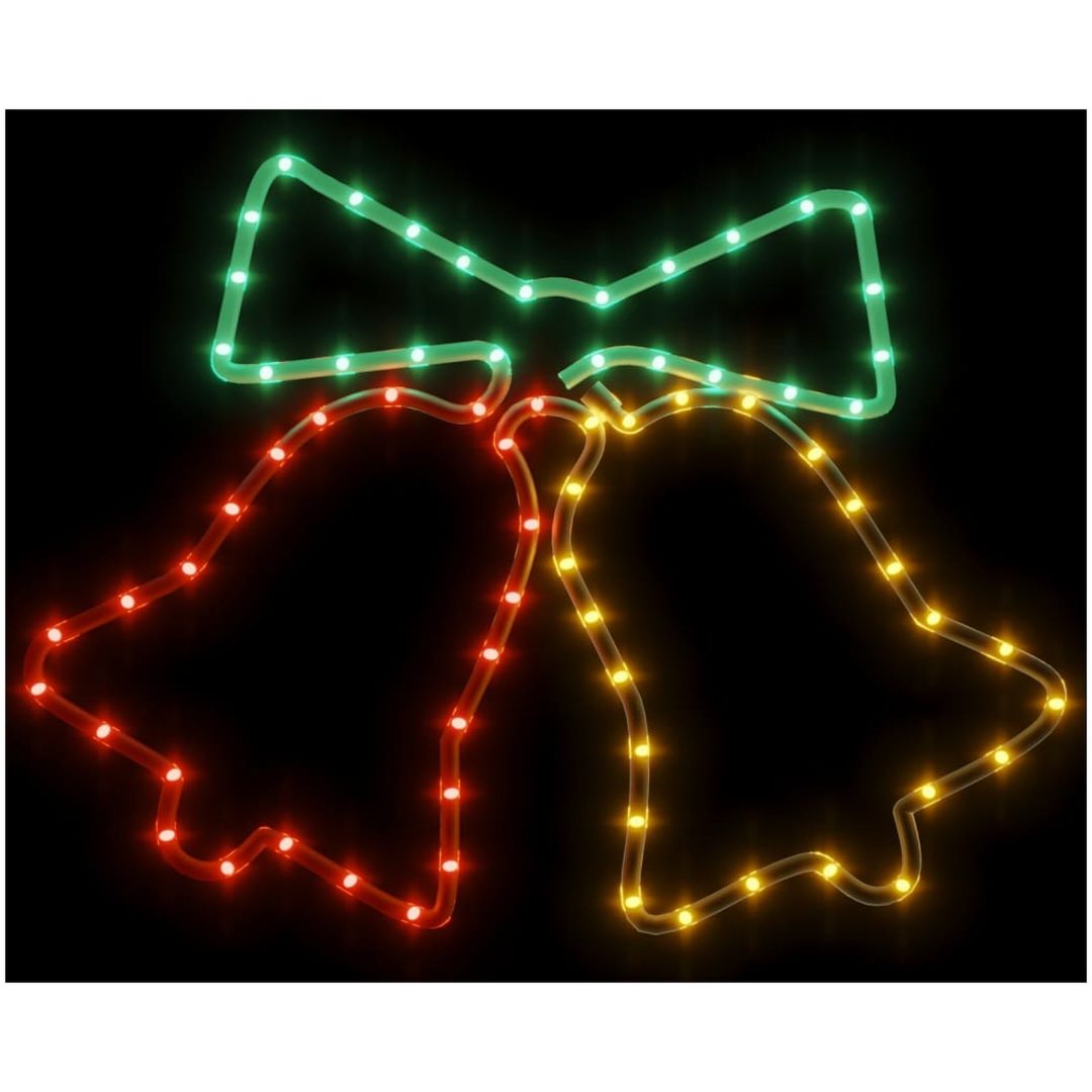 Juldekoration klock-figur med 72 LEDs 50x56 cm vidaXL – bild 3