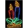 Juldekoration ljus-figur med 144 LEDs 70x42 cm vidaXL – miniatyr 3