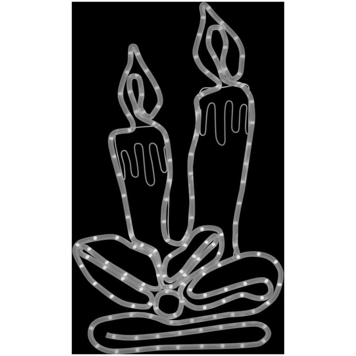 Juldekoration ljus-figur med 144 LEDs 70x42 cm vidaXL – bild 4