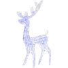 Juldekoration ren akryl 140 LED 120 cm blå vidaXL 70 x 41 x 120 cm – miniatyr 2