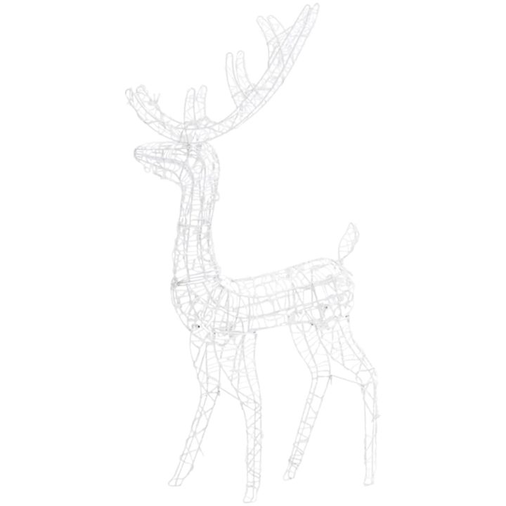 Juldekoration ren akryl 140 LED 120 cm blå vidaXL 70 x 41 x 120 cm – bild 6