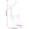 Juldekoration ren akryl 140 LED 120 cm flerfärgad vidaXL 70 x 41 x 120 cm – miniatyr 9