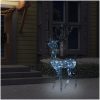 Juldekoration ren akryl 140 LED 120 cm kallvit vidaXL 70 x 41 x 120 cm – miniatyr 3