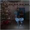 Juldekoration ren akryl 140 LED 120 cm kallvit vidaXL 70 x 41 x 120 cm – miniatyr 1