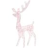 Juldekoration ren akryl 140 LED 120 cm varmvit vidaXL 70 x 41 x 120 cm – miniatyr 2