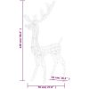 Juldekoration ren akryl 140 LED 120 cm varmvit vidaXL 70 x 41 x 120 cm – miniatyr 8