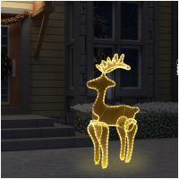 Juldekoration ren mesh 306 LED 60x24x89cm vidaXL