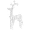 Juldekoration renar 3 st akryl vidaXL 60 x 16 x 100 cm – miniatyr 3