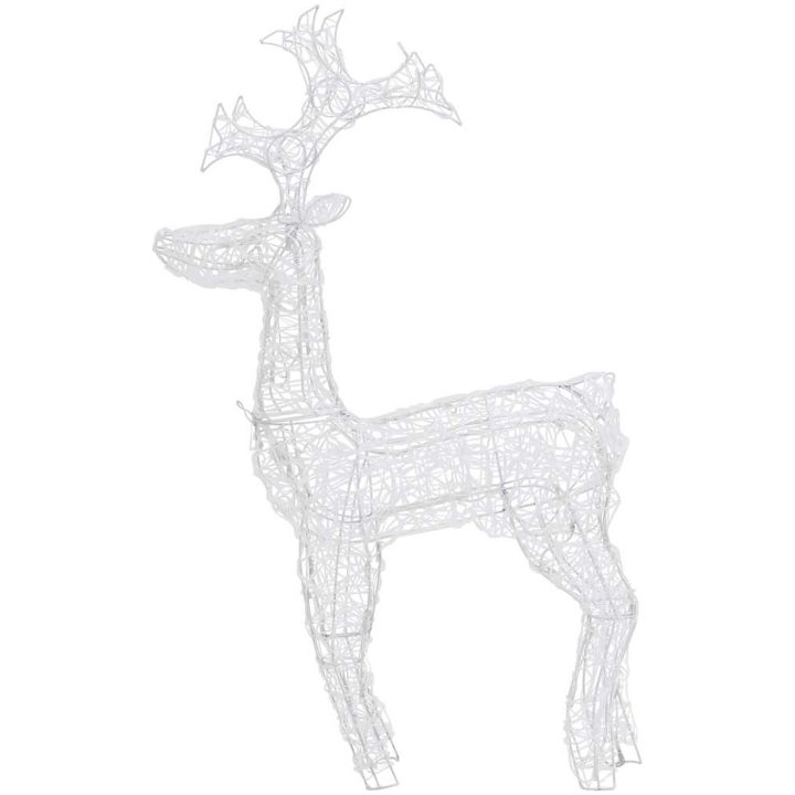 Juldekoration renar 3 st akryl vidaXL 60 x 16 x 100 cm – bild 5