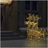 Juldekoration renar 3 st akryl vidaXL 60 x 16 x 100 cm – miniatyr 8