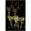 Juldekoration renar akryl 2 st 120 cm varmvit vidaXL 70 x 41 x 120 cm – miniatyr 2