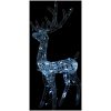 Juldekoration renar akryl 3 st 120 cm kallvit vidaXL 70 x 41 x 120 cm – miniatyr 7