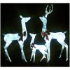 Juldekoration renar vit och silver 201 lysdioder vidaXL – miniatyr 4