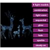 Juldekoration renfamilj akryl 300 LED kallvit vidaXL – miniatyr 4