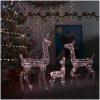 Juldekoration renfamilj akryl 300 LED varmvit vidaXL – miniatyr 1