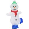Juldekoration snögubbe med LED-belysning akryl inne/ute vidaXL – miniatyr 4