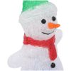 Juldekoration snögubbe med LED-belysning akryl inne/ute vidaXL – miniatyr 8