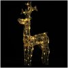Juldekorationer ren 2 st 60x16x100 cm akryl vidaXL 60 x 16 x 100 cm – miniatyr 8