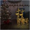 Juldekorationer ren 2 st 60x16x100 cm akryl vidaXL 60 x 16 x 100 cm – miniatyr 1