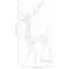 Juldekorationer ren akryl 2st 120cm flerfärgad vidaXL 70 x 41 x 120 cm – miniatyr 9