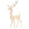Juldekorationer ren akryl 3 st 120cm flerfärgad vidaXL 70 x 41 x 120 cm – miniatyr 3