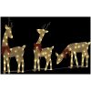 Juldekorationer renar 3 st 90 LEDs varmvit vidaXL – miniatyr 6