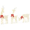 Juldekorationer renar 3 st 90 LEDs varmvit vidaXL – miniatyr 7