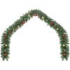 Julgirlang med julgranskulor vidaXL 5 m – miniatyr 2