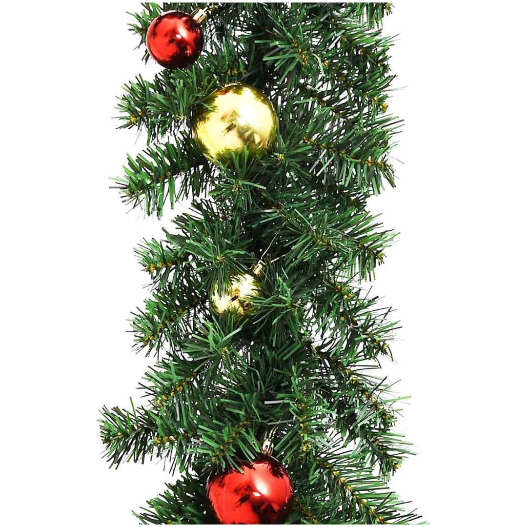 Julgirlang med julgranskulor vidaXL 5 m – bild 4