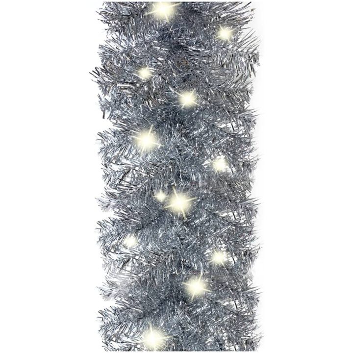 Julgirlang med LED-lampor 20 m silver vidaXL 20 m – bild 6