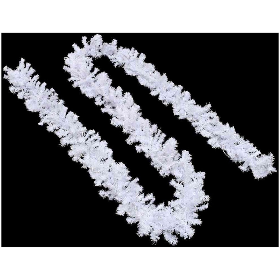 Julgirlang med LED-lampor 20 m vit vidaXL 20 m – bild 5