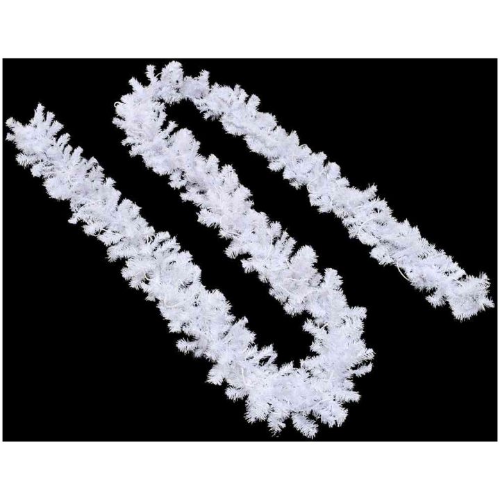 Julgirlang med LED-lampor 20 m vit vidaXL 20 m – bild 5