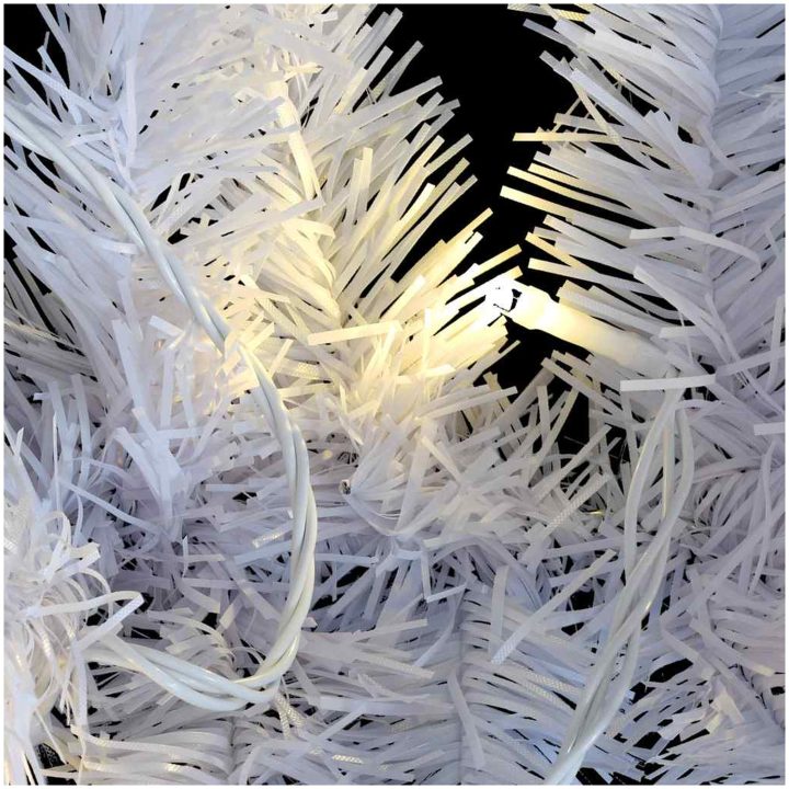 Julgirlang med LED-lampor 5 m vit vidaXL 5 m – bild 8