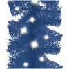 Julgirlang med LED-lampor blå vidaXL 10 m – miniatyr 4