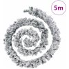 Julgirlang med LED-lampor grön PVC vidaXL 5 m – miniatyr 7