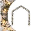 Julgirlang med LED-lampor grön PVC vidaXL 5 m – miniatyr 1