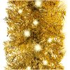 Julgirlang med LED-lampor guld vidaXL 5 m – miniatyr 3