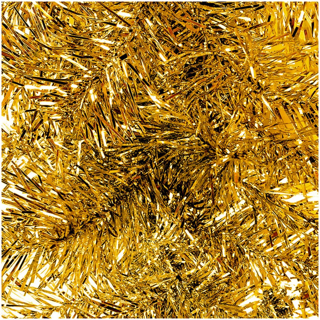 Julgirlang med LED-lampor guld vidaXL 5 m – bild 4