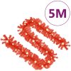 Julgirlang med LED-lampor röd vidaXL 5 m – miniatyr 7