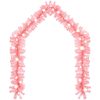 Julgirlang med LED-lampor rosa vidaXL 5 m – miniatyr 2