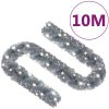 Julgirlang med LED-lampor silver vidaXL 10 m – miniatyr 8