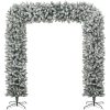 Julgirlang med snö 240 cm vidaXL 240 x 215 cm – miniatyr 2