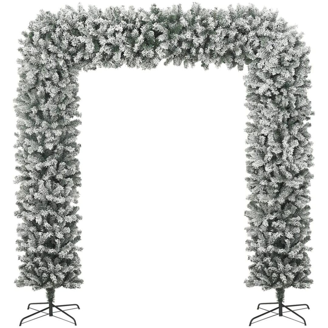 Julgirlang med snö 240 cm vidaXL 240 x 215 cm – bild 2