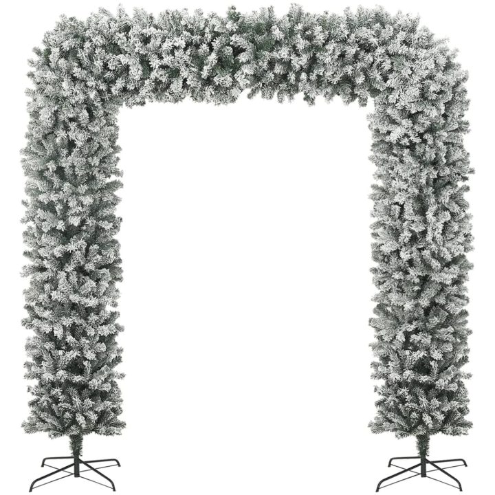 Julgirlang med snö 240 cm vidaXL 240 x 215 cm – bild 2