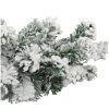 Julgirlang med snö grön PVC vidaXL 20 m – miniatyr 4